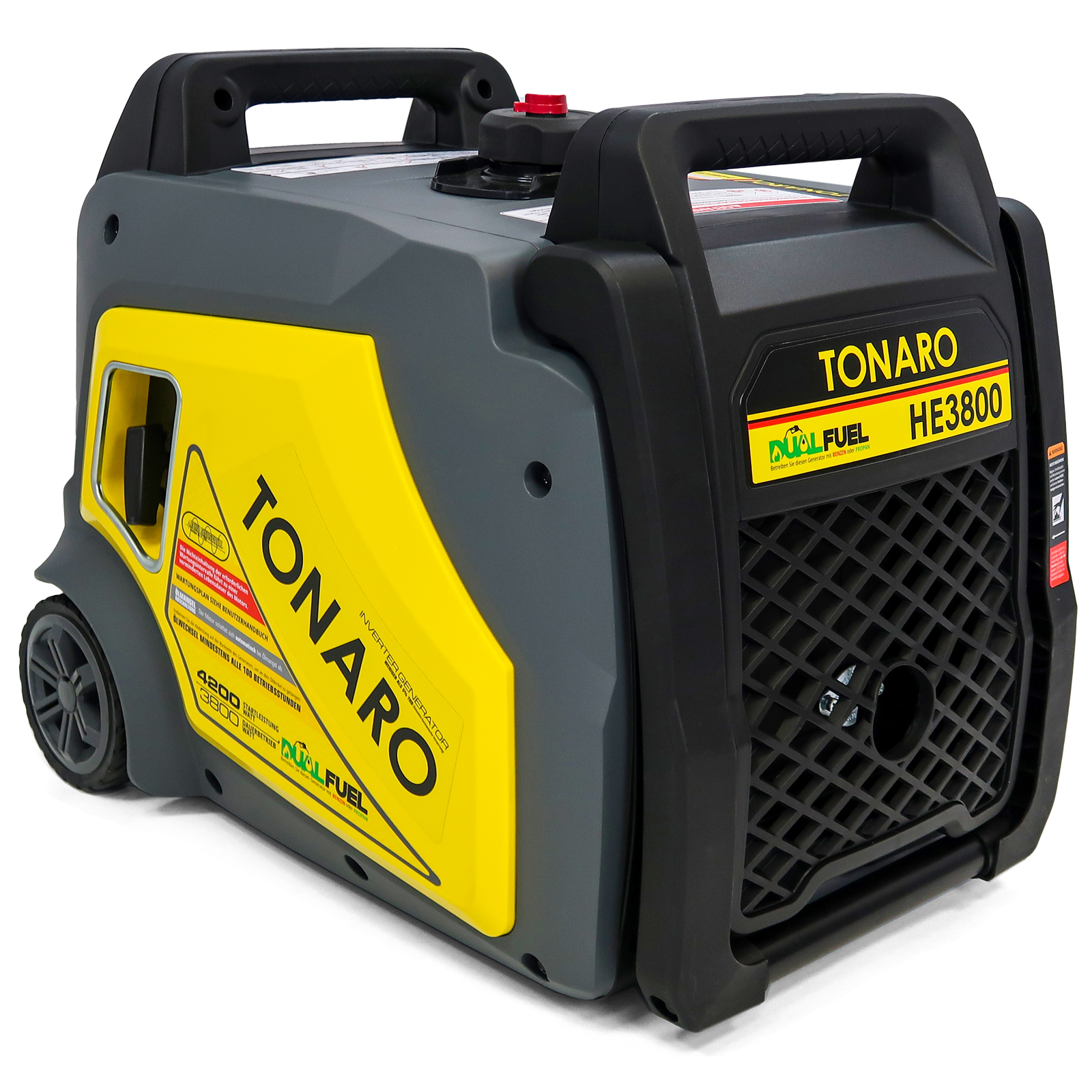 Tonaro, Dual Fuel Inverter HE3800 mit Fernbedienung - 3.8 KW Leistung